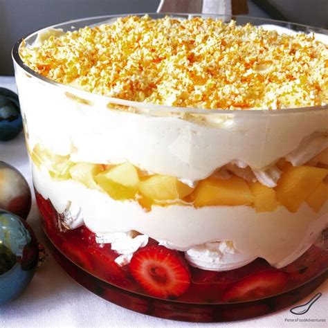 Super Easy To Make A Modern Trifle Without The Boring Stuff Meringue Cream Passionfruit