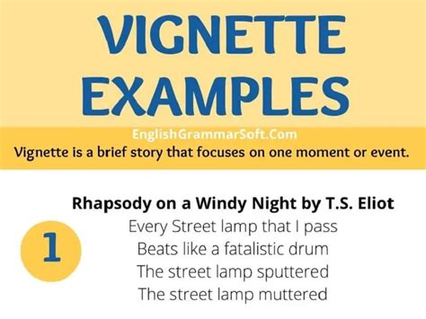 Vignette Examples Writing