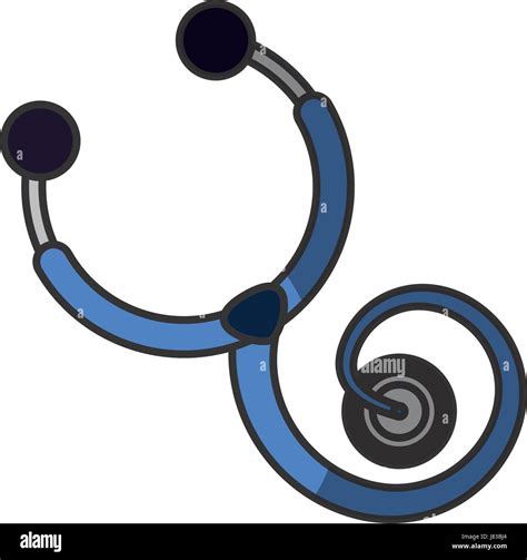Medical Stethoscope To Check Cardiac Heartbeat Stock Vector Image And Art