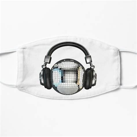 headphone disco ball mask for sale by grandeduc redbubble