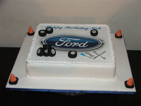 Ford Badge Birthday Cake