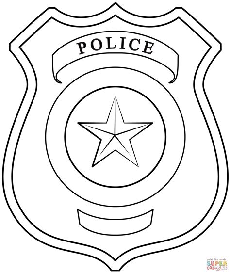 Printable Police Badge Template Hot Sex Picture