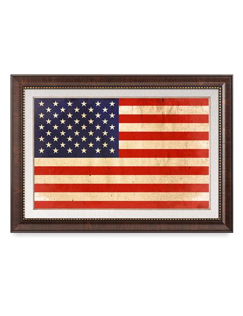 american flag vintage framed art giclee prints for home wall art decorarts ebay