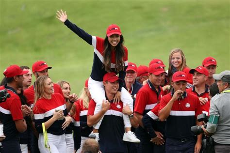 Ryder Cup 2021 Team Usas Wags Celebrated Sundays Ryder Cup Triumph