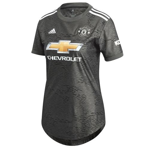 Embroidered type of team badge: Manchester United Away Shirt 2020-21- Womens | Jersey ...
