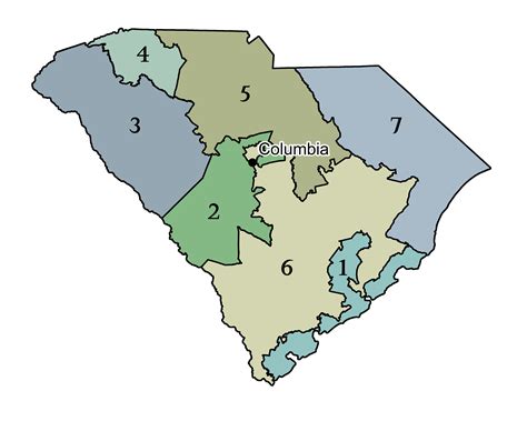 4th Congressional District Of South Carolina Map Map