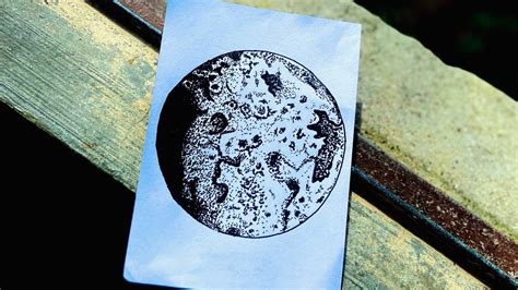 Moon Stippling Time Lapse 🌑 Youtube