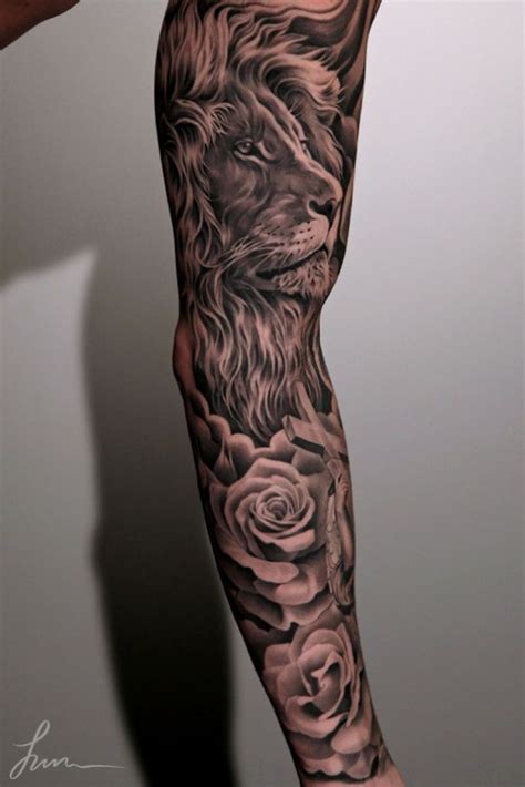 Lion Tattoos For Men Best Sleeve Tattoos Sleeve Tattoos