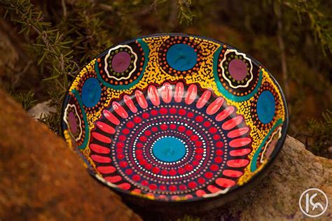 Ceramic Bowl By Jillary Lynch From Santa Teresa Central Australia