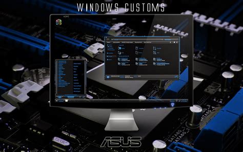 Windows Customs Asus Blue