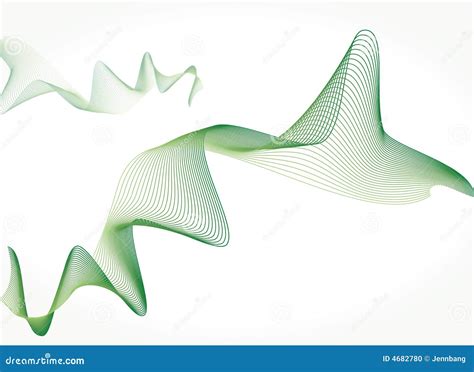 Digital Line Wave Stock Illustration Illustration Of Time 4682780
