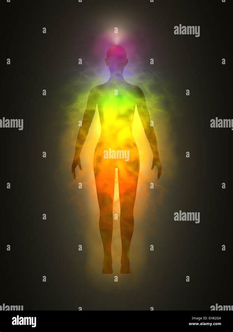 Human Aura Healing Energy Stock Photo Alamy