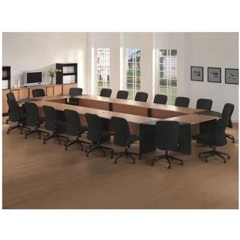 Mdf Rectangular Modular Conference Table At Rs 75000 In Hyderabad Id