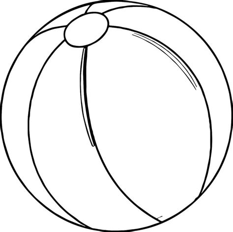 Beach Ball Drawing At Getdrawings Free Download