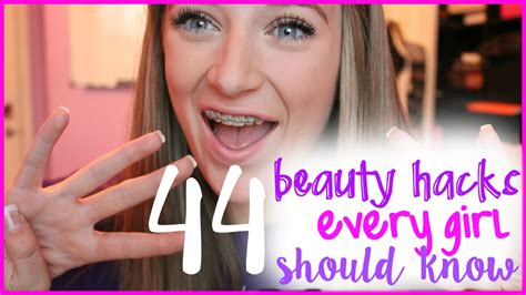 44 Beauty Hacks Every Girl Should Know Youtube