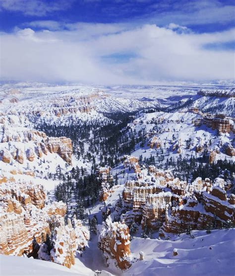 30 Inches Of Fresh Snow At Bryce Canyon National Park Utah Usa Rhiking