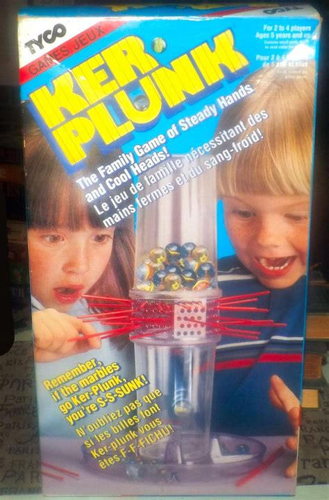 Vintage 1992 Kerplunk Board Game Published By Tyco Etsy Canada