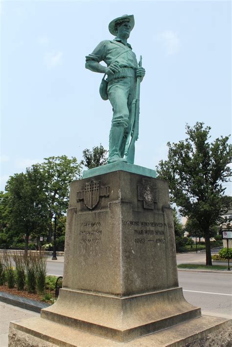 Wisconsin Historical Markers Milwaukee Spanish American War Memorial