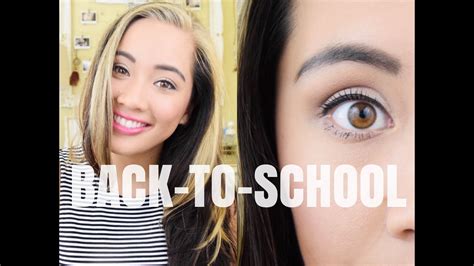 Back To School Makeup Routine Xoalwaysbella Youtube