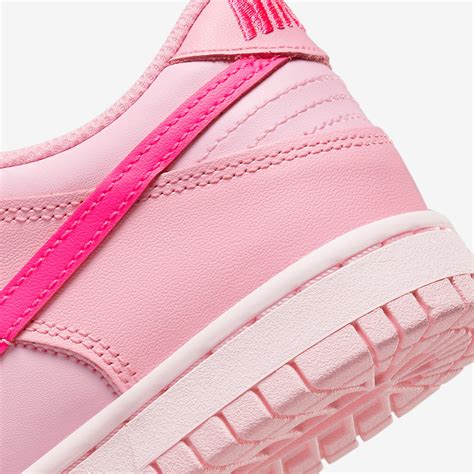 Nike Dunk Low “triple Pink” Gs Dh9765 600 Nice Kicks