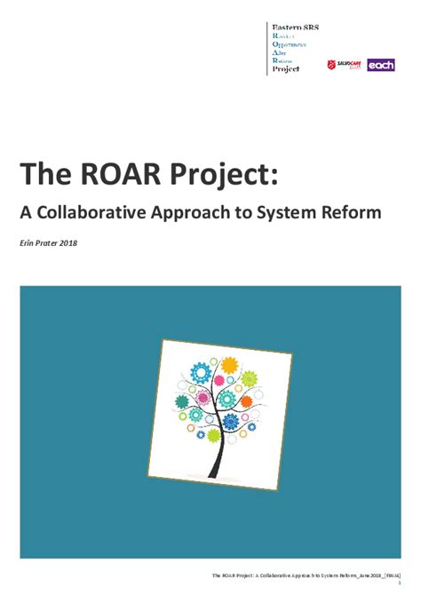 Pdf The Roar Project A Collaborative Approach To System Reform June