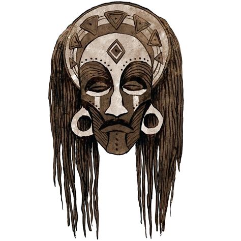African Mask Template Free Madathos