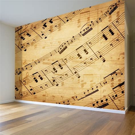 Music Notes Wall Poster