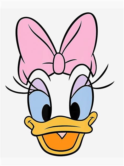 Daisy Duck Big Face Poster For Sale By Donaldus Redbubble