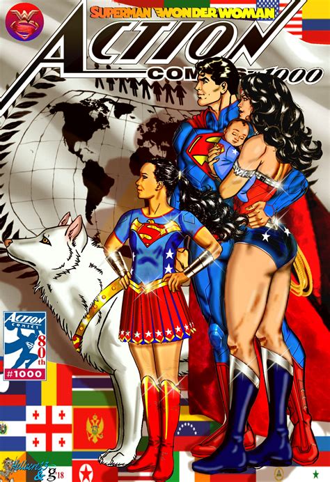 Action Comics 1000 Supermanwonder Woman Edit By