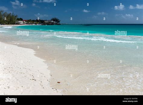 barbados accra beach on the south coast of the caribbean island in the west indies also