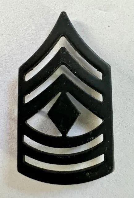 First Sergeant E8 Rank Collar Insignia Us Army Subdued 300 Picclick