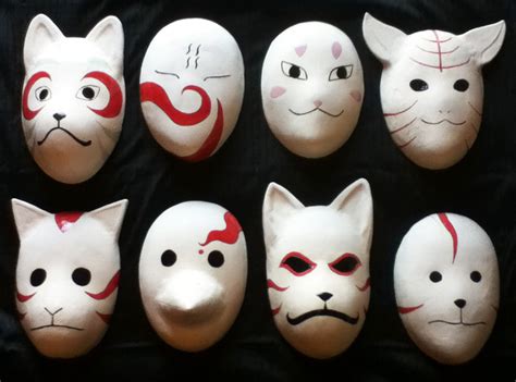 Last Minute Halloween Costume Anbu Mask My Pinterventures