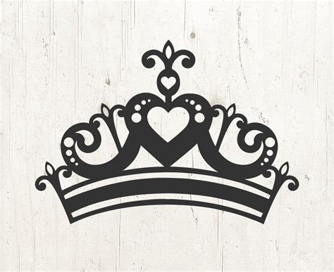 Tiara Svg Crown Svg Princess Crown Svg Cut Files Cute Svg Etsy