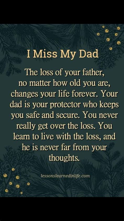 Miss You Messages For Dad After Death Missing You Dad