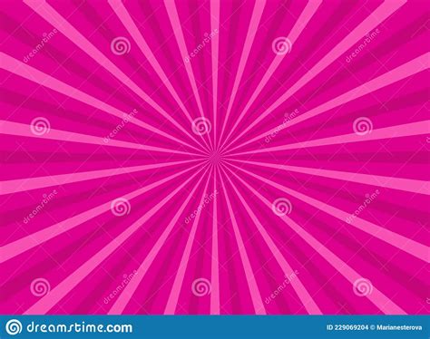 Sunlight Horizontal Background Pink Color Burst Background Stock