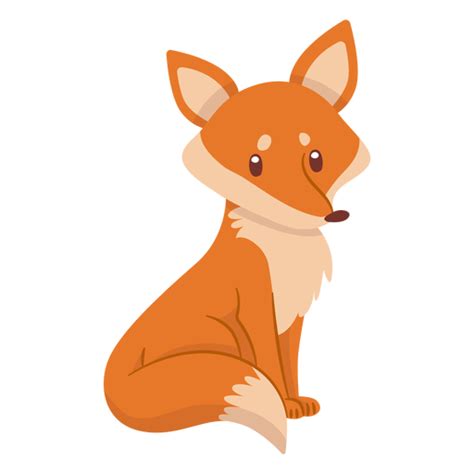 Cute Fox Cartoon Design Transparent Png And Svg Vector File