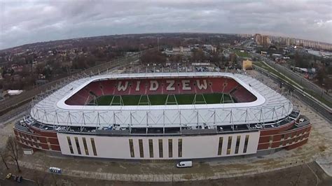 ŁÓDŹ W ROZBUDOWIE - Stadion RTS Widzew - DJI Phantom 03-12-2016 - YouTube