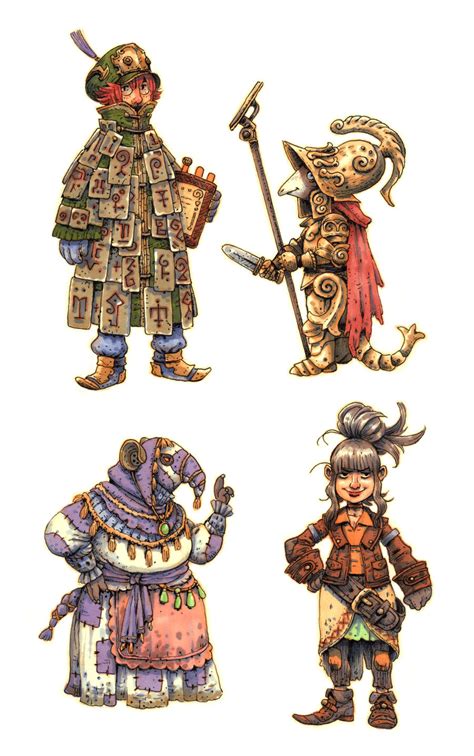 Jrpg Characters By Eoghankerrigan On Deviantart Fantasy Races Fantasy Warrior Fantasy Rpg