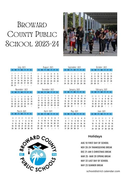 Broward County Public Schools Calendar Holidays 2023 2024