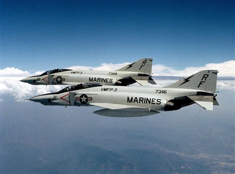 Marine Tactical Reconnaissance Squadron 3 Vmfp 3 Rf 4bs Air Fighter