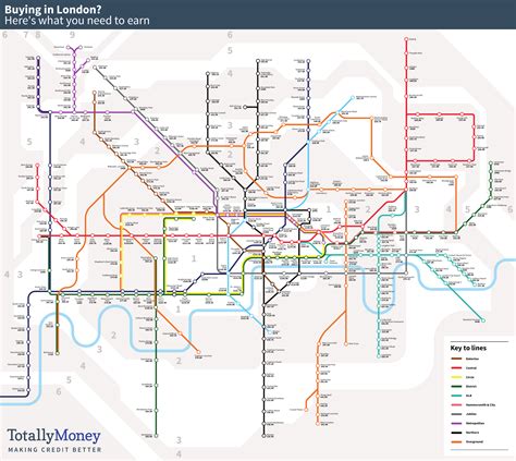 A Tube Map Of London Salaries Updated Londonist