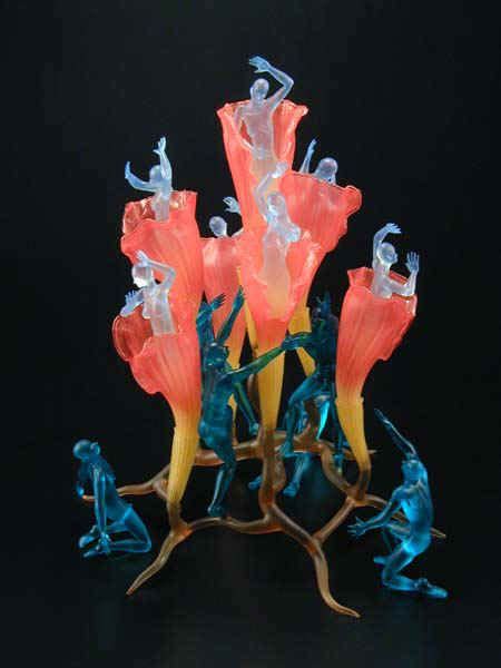 Beautiful Glass Sculpture By Robert Mickelsen Glass Sculpture