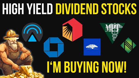 6 Cheap High Yield Dividend Stocks To Buy Now Im Buying These