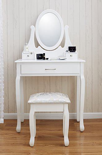 amalfi agtc dressing table mirror stool set shabby