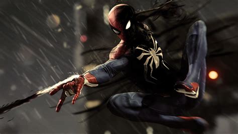 Spider man is fictional cartoon character as can be seen in comics, episodes and movies as well. 3840x2160 Black Spiderman Ps4 Pro 4k 4k HD 4k Wallpapers, Images, Backgrounds, Photos and Pictures
