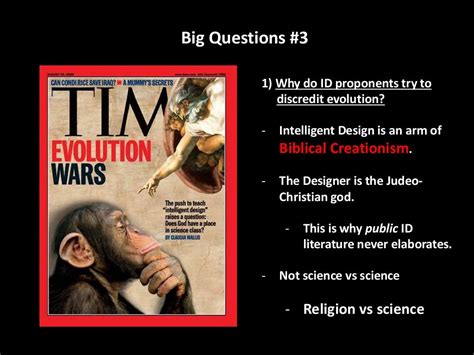 Should Intelligent Design Replace The Darwinian Theory Of Evolution