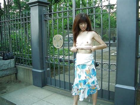 Japanese Wife Filthy Outdoor Exposure Photos Asia Porn Photo