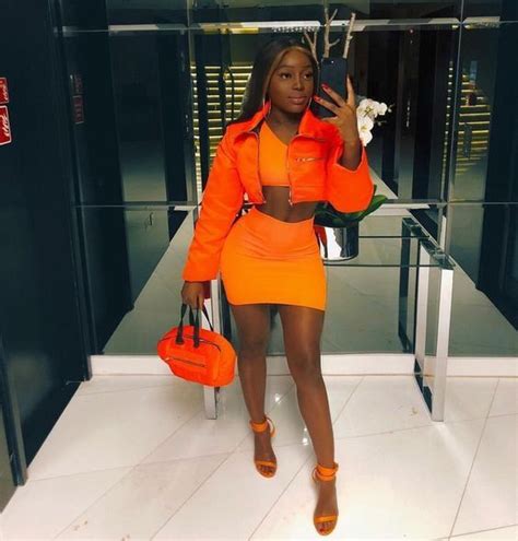 ℓιℓу вяσσкє 🔥 Blacktangledhrt Neon Outfits Orange Outfit Fashion