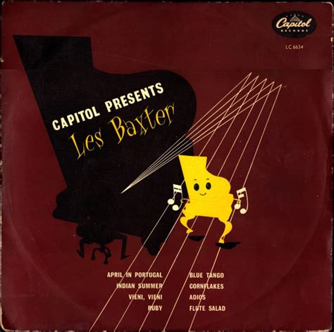 Les Baxter And His Orchestra Capitol Presents Les Baxter 1954 Vinyl