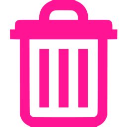 Deep pink delete icon - Free deep pink delete icons